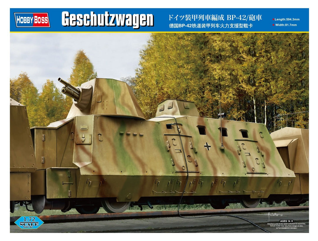 Hobby Boss 382923 1/72 Geschützwagen Modellbausatz, verschieden
