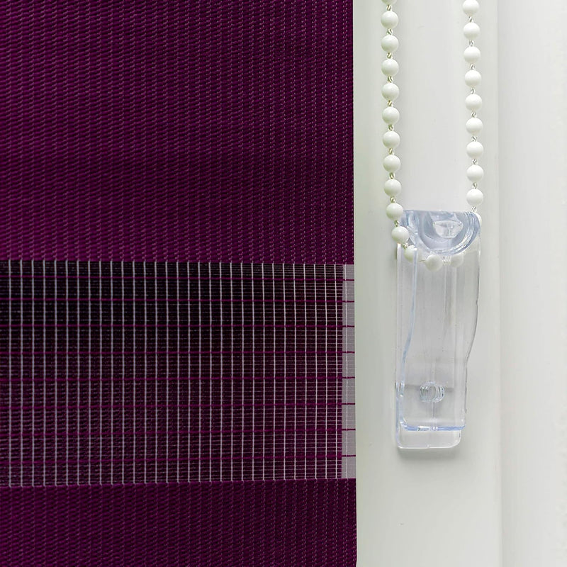 Victoria M. Doppelrollo Klemmfix Duo-Rollo Klemmmontage ohne Bohren für Fenster und Tür Lichtdurchlä