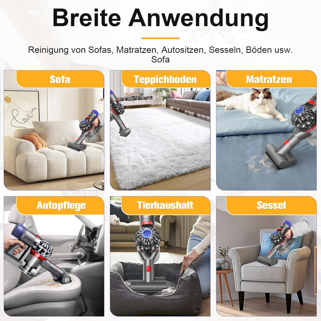 Mini Turbinendüse für Dyson V7 V8 V10 V11 V15 Bürste Ersatzteile Bürstenrolle Zubehör Ersatzbürste f