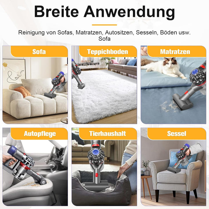 Mini Turbinendüse für Dyson V7 V8 V10 V11 V15 Bürste Ersatzteile Bürstenrolle Zubehör Ersatzbürste f