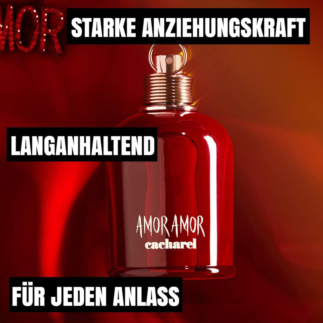 Cacharel Amor Amor Parfüm für Damen, Eau de Toilette Spray, Langanhaltend, Fruchtig-blumiger Frauen