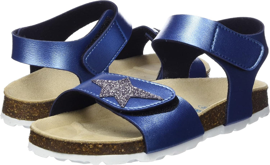 Richter Mädchen Bio Sandale, Blauer Brunito