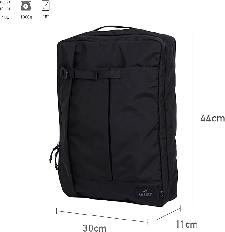 Doughnut IMPARTIAL Rucksack Unisex 10L mit Laptop Fach I Daypack multifunktional 4 in 1: Backpack/Um