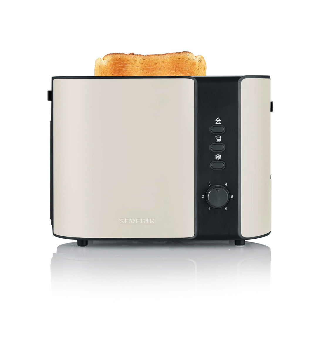 Severin Automatik-Toaster, mit Brötchen-Aufsatz, für 2 Brot-Scheiben, Brotscheibenzentrierung, Aufwä