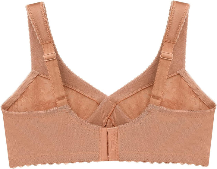 Glamorise Damen Bügelloser MagicLift-Stütz-BH für grosse Grössen Nr. 1000 80B Cappuccino, 80B Cappuc