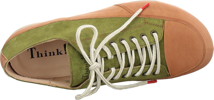 Think! Herren King Chromfrei Gegerbte Nachhaltige Wechselfussbett Schnürhalbschuhe 40.5 EU 7000 Moos