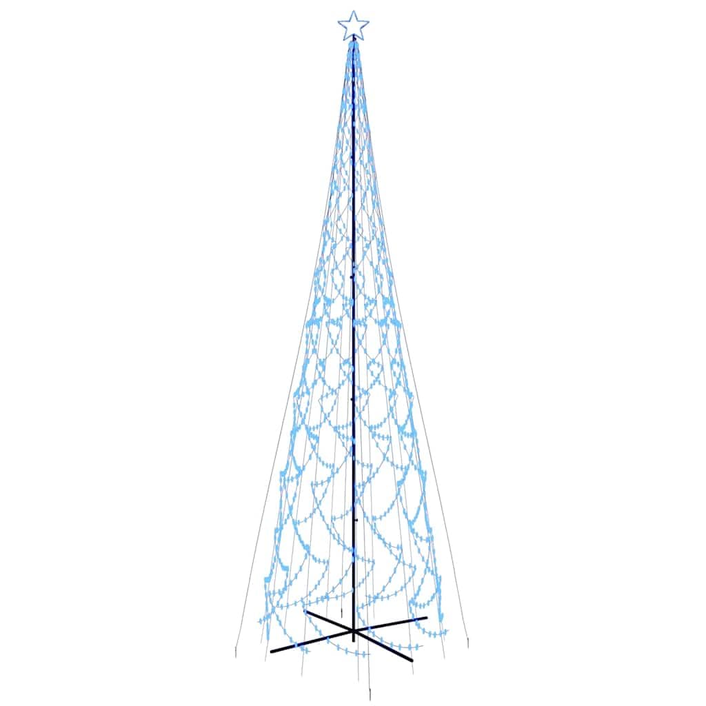 vidaXL LED Weihnachtsbaum Kegelform Tannenbaum Lichterbaum Weihnachtsdeko Stern Beleuchtung Aussen B