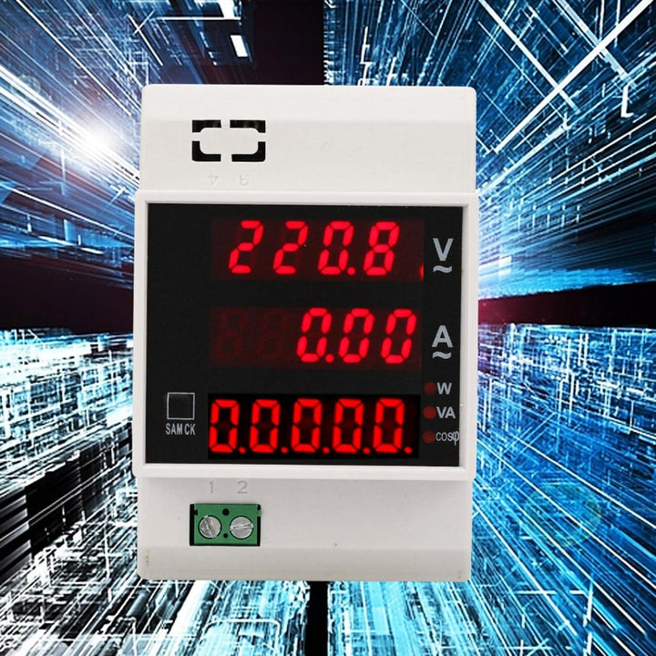 Power Factor Meter, stabile Leistung, multifunktionaler Leistungsmesser, zur Spannungsmessung(AC200-