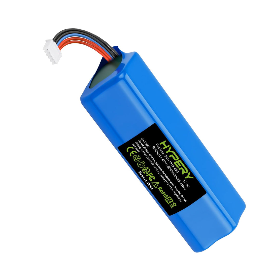 14.4V 6000mAh Ersatz Li-ion Akku für Staubsauger Akku Ecovacs Deebot T8/T8+/T9/T9+, für Deebot Ozmo
