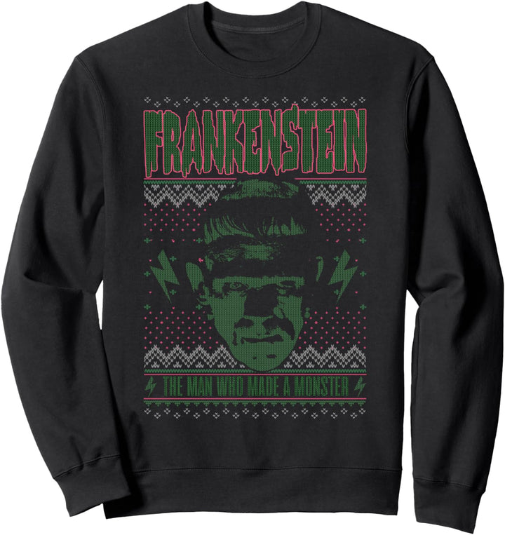 Universal Monsters Christmas Frankenstein Monster Sweatshirt