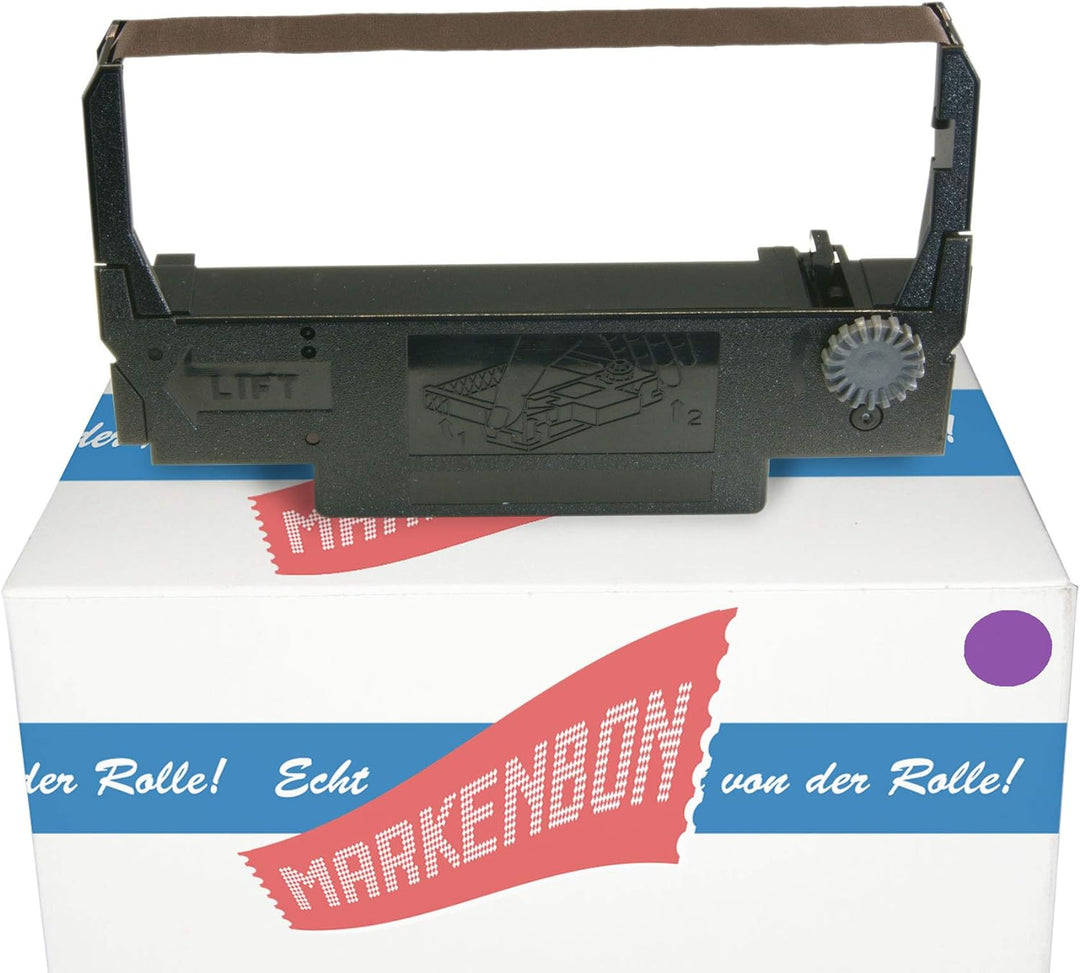 Farbbandkassette passend für Schultes FD 2 [violett] markenbon ERC30P Gruppe 655 (1 Karton mit 5 Stü