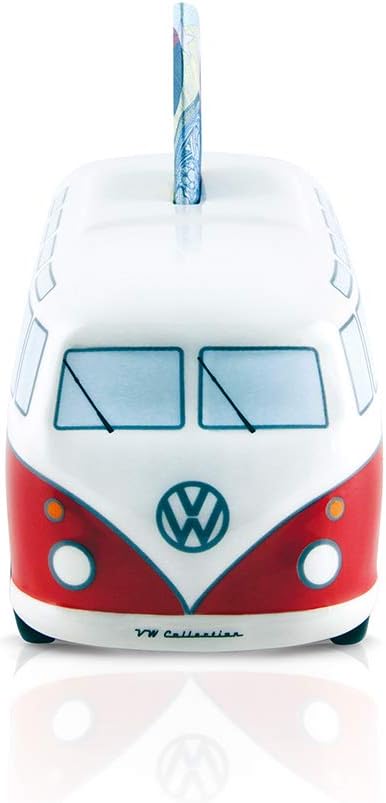BRISA VW Collection - Volkswagen Spar-Büchse-Schwein-Dose im T1 Bulli Bus Samba Design (Classic Bus/