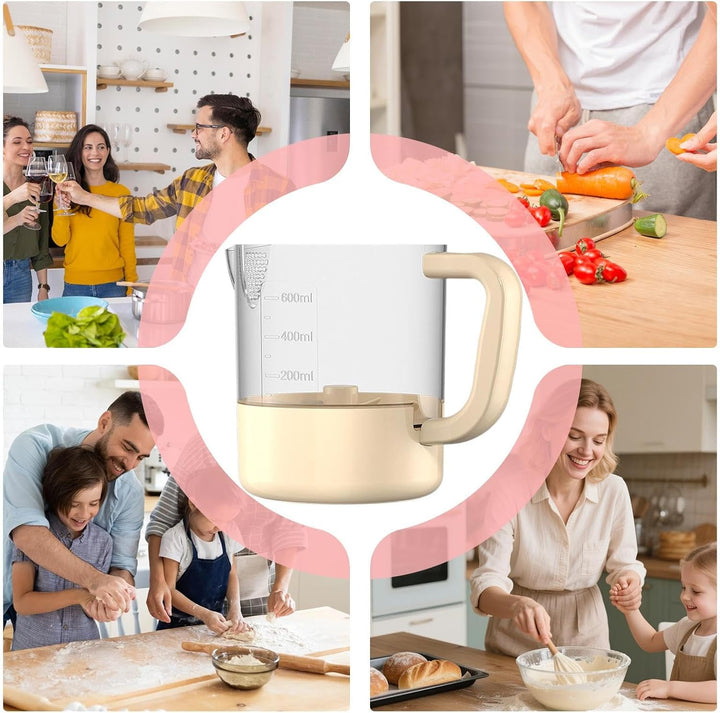 Kabelloser Handmixer,Kabelloser Lebensmittelmixer | Wiederaufladbarer Handmixer Filterplatte | Für M
