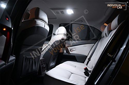 INDIVIDUALise your CAR Innenraumbeleuchtung SET für 5er E60 Limousine (Mit Panoramadach, Pure-White)