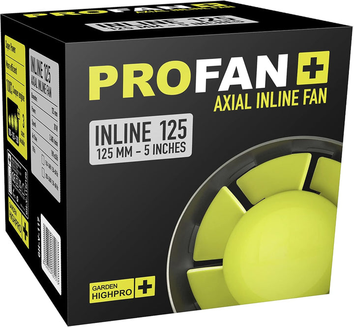 Abluftventilator TT 125 Garden Highpro (220/280m³/h)