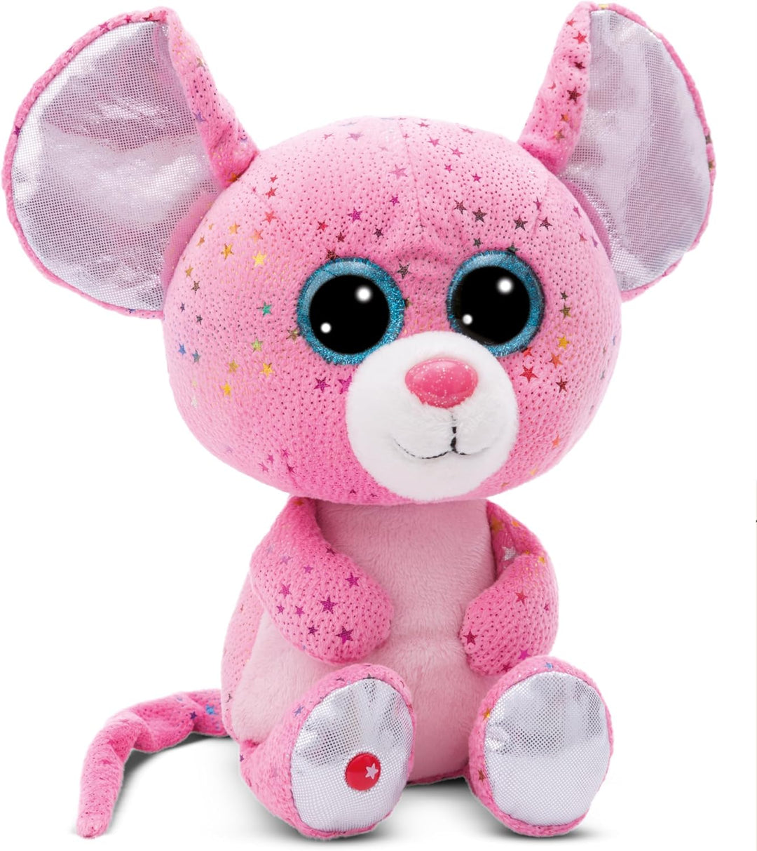 NICI Kuscheltier GLUBSCHIS Maus Miss Mausie 25cm pink - Stofftier aus weichem Plüsch, niedliches Plü