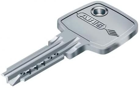 ABUS Türzylinder D6N - Schliesszylinder für Wohnungstüren, vernickelt, 40x55 mm - 37756 40x55 mm Ver