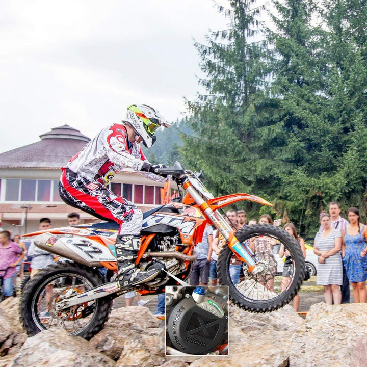 Kupplungsdeckel Schutz Guard für 2-Takt Motor KTM und Husqvarna 250 300 Baujahr 2013-2016 (schwarz),