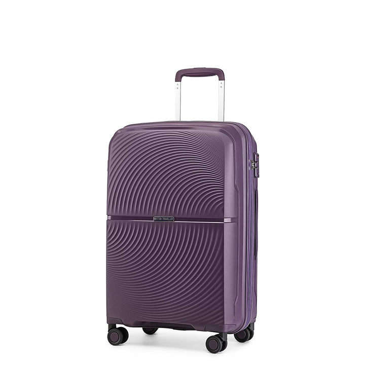 British Traveller Koffer Trolleys Hartschalenkoffer 55 * 40.5 * 22.5cm Handgepäck Koffer 100% PP Rei