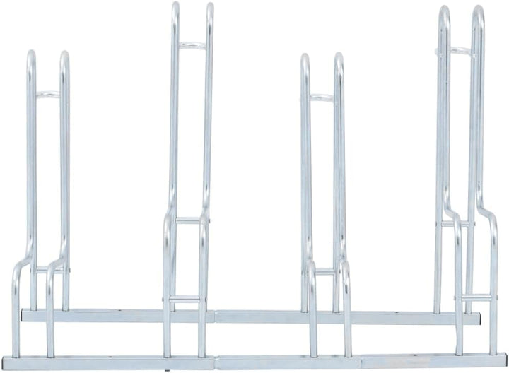 vidaXL Fahrradständer, Aufstellständer für 4 Fahrräder, Radständer Freistehend, Mehrfachständer Bode