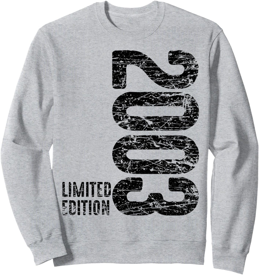 21. Geburtstag Mann Frau 21 Jahre 2003 Deko Lustig Geschenk Sweatshirt