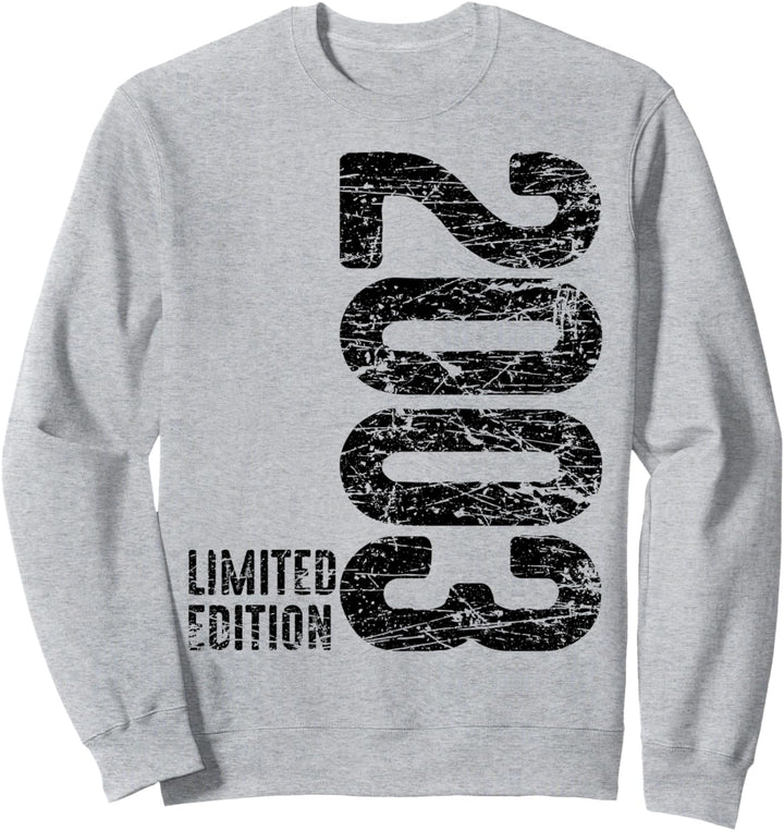 21. Geburtstag Mann Frau 21 Jahre 2003 Deko Lustig Geschenk Sweatshirt