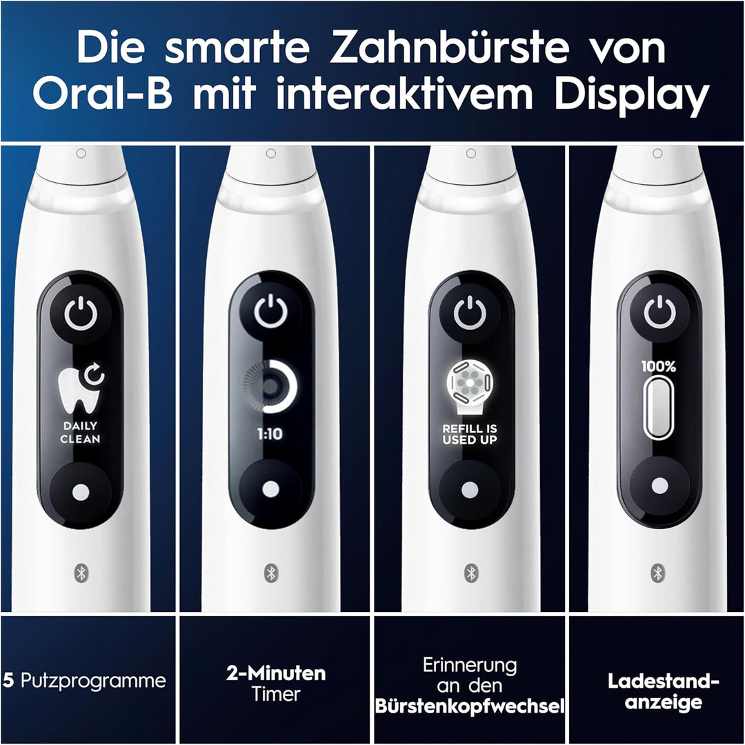 Oral-B iO Series 7 Plus Edition Elektrische Zahnbürste/Electric Toothbrush, PLUS 3 Aufsteckbürsten i
