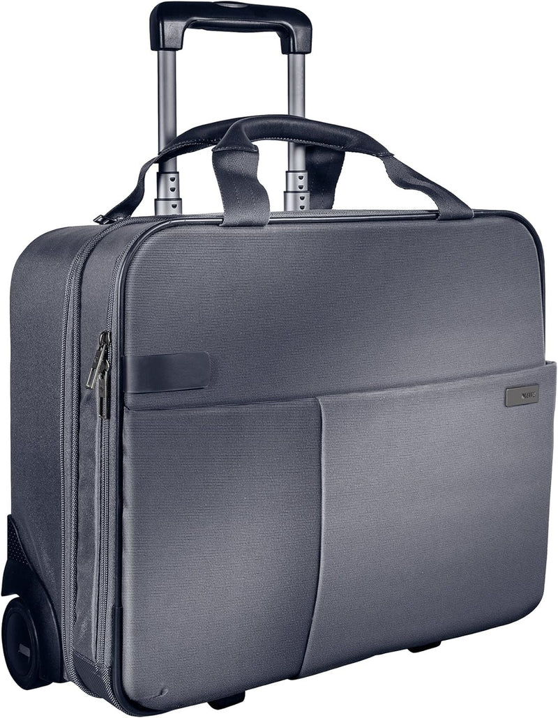 Leitz 6059-00-84 EDV-Zubehöre Trolley Complete Silbergrau Laptop 15,6 Zoll Trolley Silber, Laptop 15