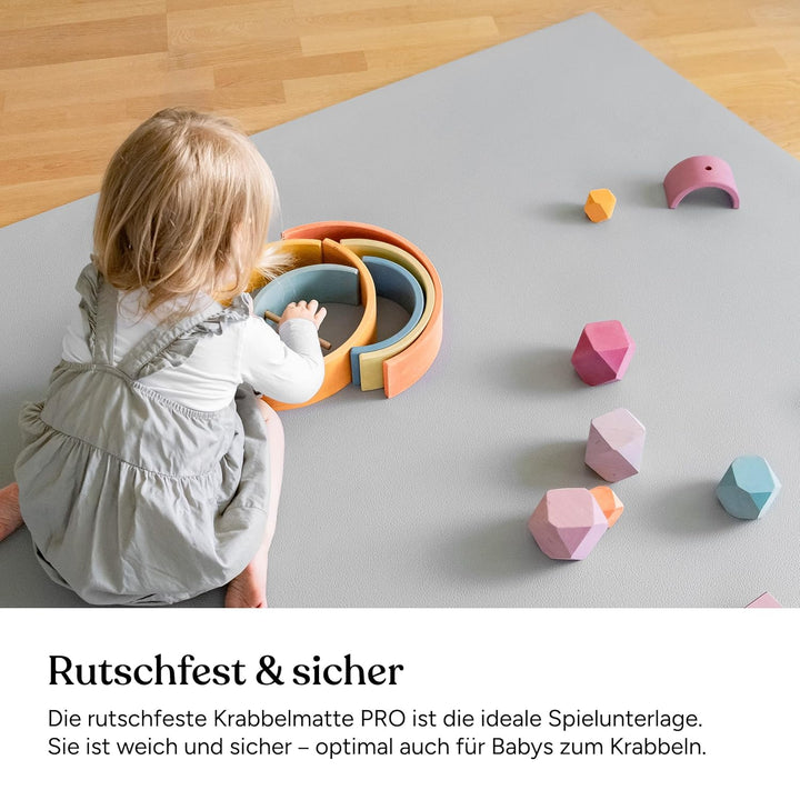 Ehrenkind® Krabbelmatte PRO | Extra dick und soft | Made in Germany | Spielmatte Baby |Oeko-Tex 100