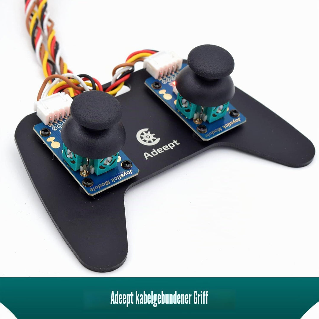 Adeept 5-DOF Roboterarm-Set für Raspberry Pi 4 B 3 B+ B A+, programmierbare DIY-Codierung STEM Educa