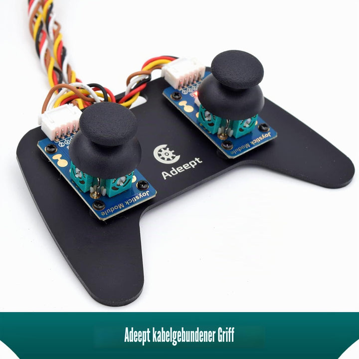 Adeept 5-DOF Roboterarm-Set für Raspberry Pi 4 B 3 B+ B A+, programmierbare DIY-Codierung STEM Educa