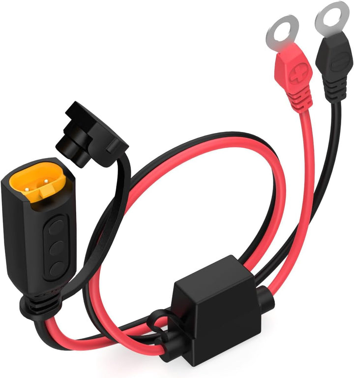 CTEK MXS 5.0 Test & Charge, Batterieladegerät 12V, Batteriepfleger & Indicator Eyelet M6, LED-Anzeig