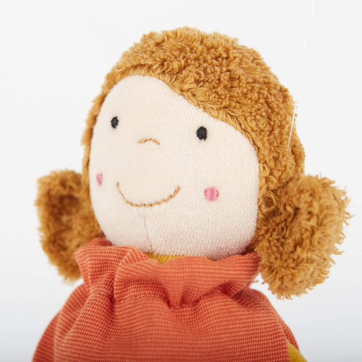 sigikid 39545 Softpuppe, Orange/Mehrfarbig Orange/Puppe, Orange/Puppe