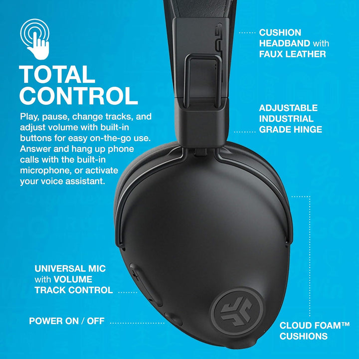 JLab Studio Pro Bluetooth Kopfhörer - Kabellose Kopfhörer, Over-Ear Mit Mehr Als 50 Stunden Bluetoot