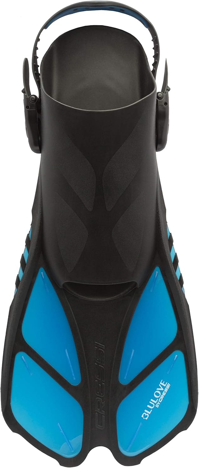 Cressi Schorkelset Flossen Erwachsene Vollmaske Duke & Bonete Flossen Verstellbare Duke S/M - Bonete