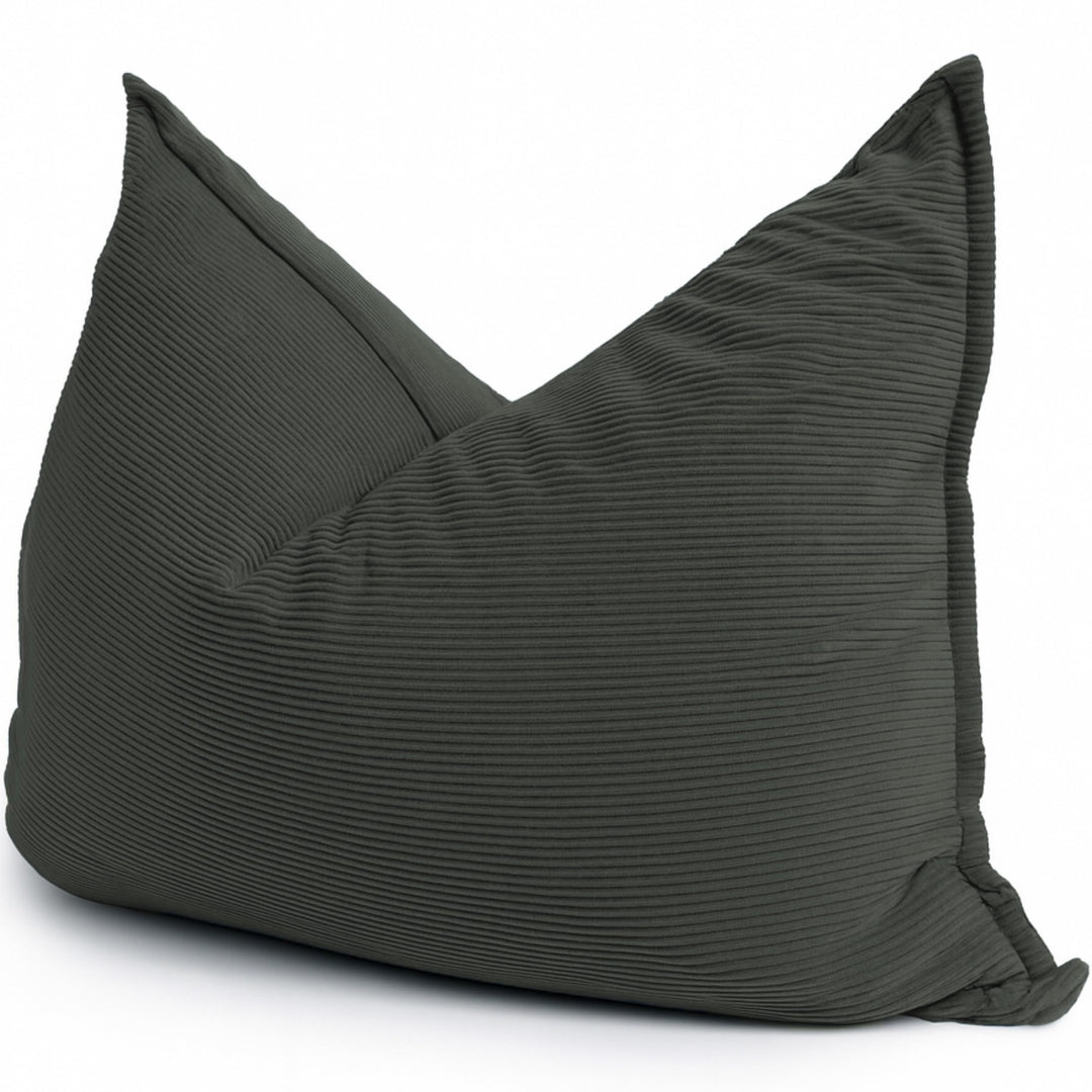 Riesiger Sitzsack XXL für Innenbereich, aus Cordsamt, 180 x 140 cm, weich, bequem und abnehmbar, gro
