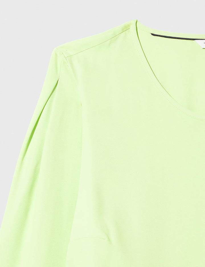 TRIANGLE Damen Bluse, Langarm, Grün