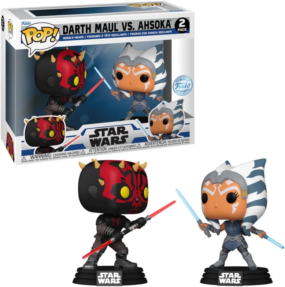 Pop! Star Wars: The Clone Wars – Darth Maul vs. Ahsoka Tano 2 Stück