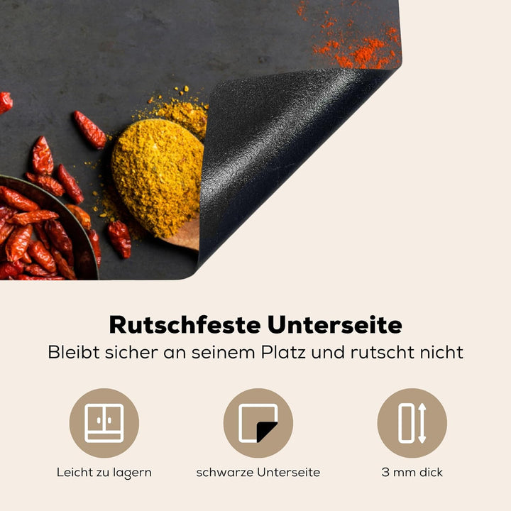 KitchenYeah© Herdabdeckplatte Einteilig Ceranfeld Abdeckplatte Küche Deko Ceranfeldabdeckung Herdabd