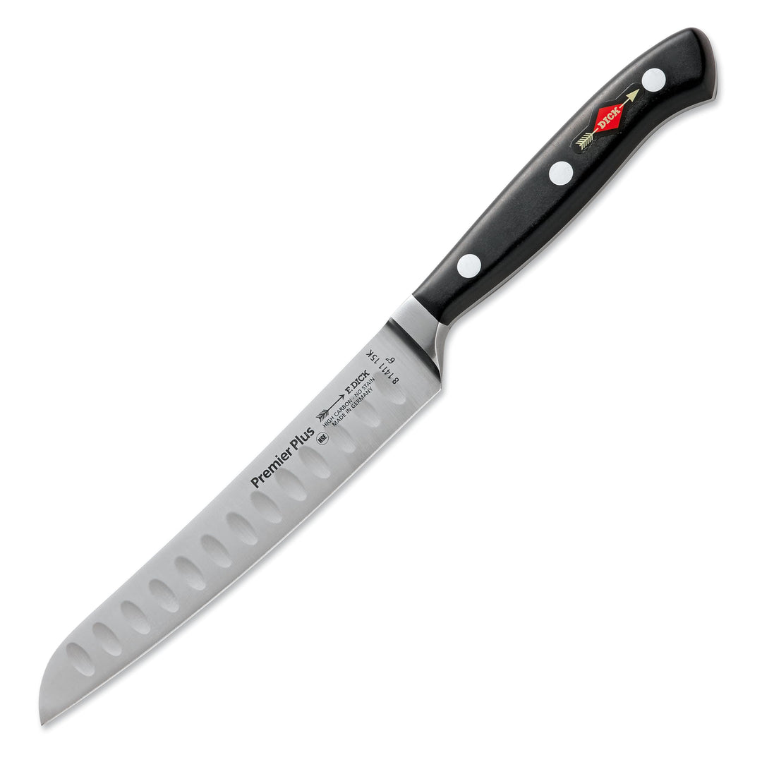 F. DICK Universalmesser, Premier Plus (Messer mit Klinge 15 cm, X50CrMoV15 Stahl, nichtrostend, 56°