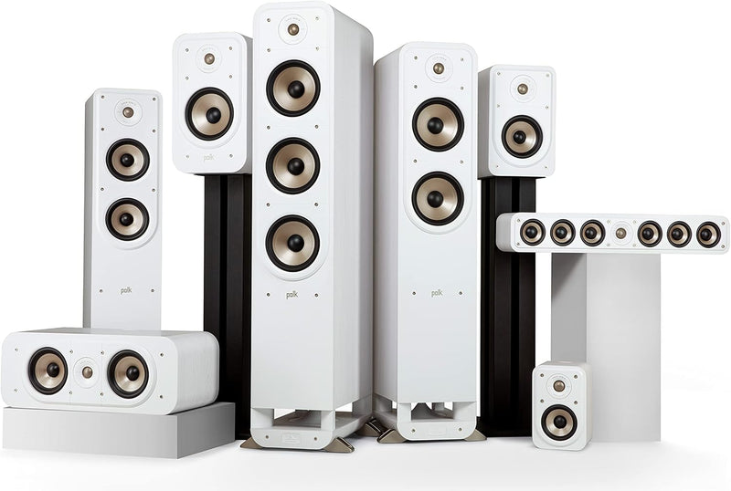 Polk Audio Signature Elite ES10 hochauflösende Surroundlautsprecher fürs Heimkino, Stereo Lautsprech