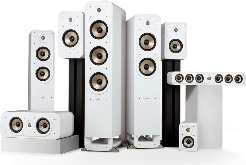 Polk Audio Signature Elite ES15 hochauflösende Regallautsprecher fürs Heimkino, Stereo Lautsprecher,