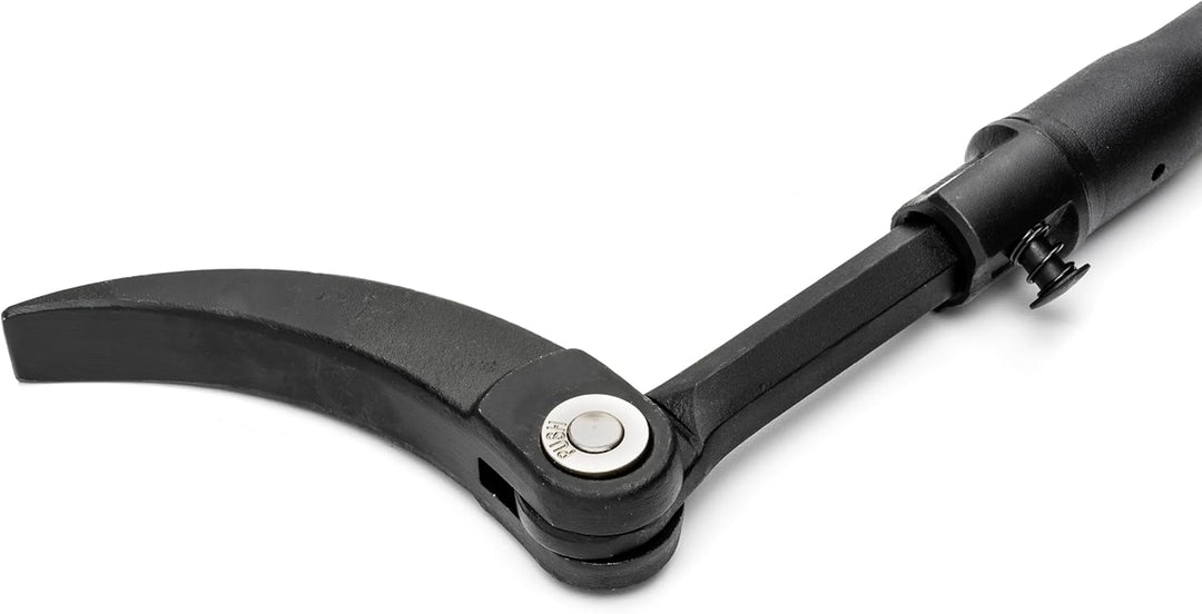 SATA ST92568 Teleskop Hebeleisen, Stemmhebel Brecheisen, Brechstange Ausziehbar mit Flexiblem Gelenk