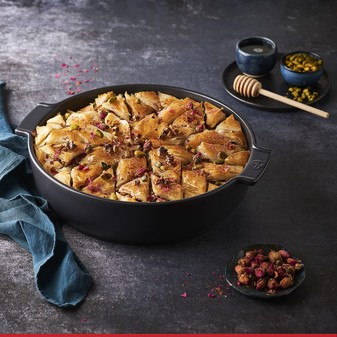 Peugeot 60305 Appolia Auflaufform, Keramik, schiefergrau, 23cm 23cm Schiefergrau, 23cm Schiefergrau