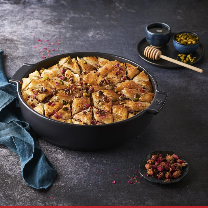 Peugeot 60305 Appolia Auflaufform, Keramik, schiefergrau, 23cm 23cm Schiefergrau, 23cm Schiefergrau