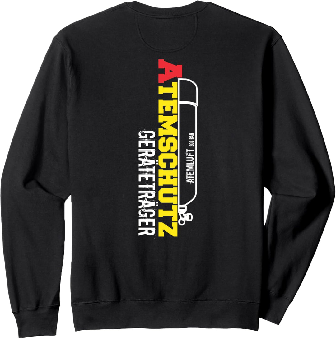 Feuerwehr - Atemschutzgeräteträger Front und Rückseitendruck Sweatshirt