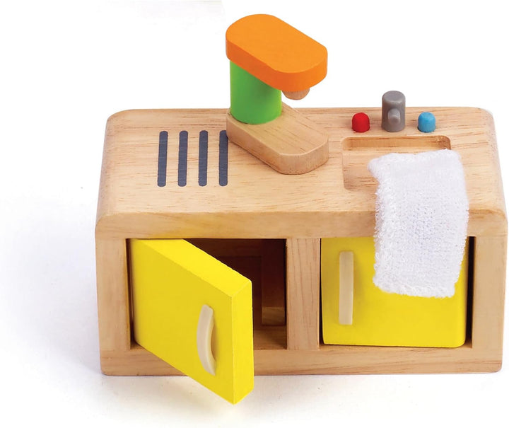Hape E3453 - Küche, Puppenhauszubehör, Küche