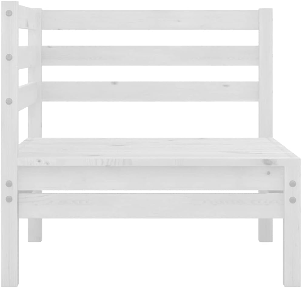vidaXL Garten Ecksofa, Modular Gartenmöbel, Sofa Lounge Sessel für Garten Terrasse Balkon, Gartensof