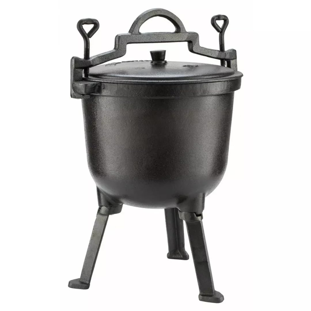 7L Kazan Jagdkessel Gusseiserner Kessel Kesselgulasch Gulaschtopf KINGHOFF KH-2232