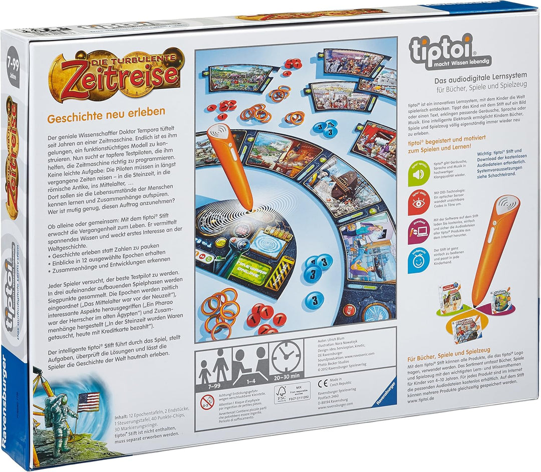 Ravensburger 00527 - Tiptoi: Die turbulente Zeitreise (ohne Stift)